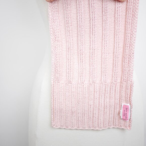KATE SPADE New York Women's English Rose Metallic Rib Knit Scarf and Hat Set - Picture 9 of 12